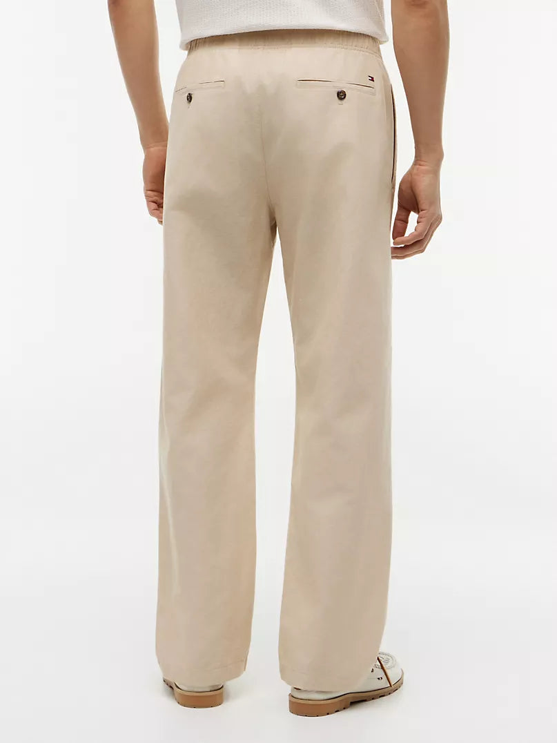 Tommy Hilfiger Cotton-Linen Blend Relaxed Pant