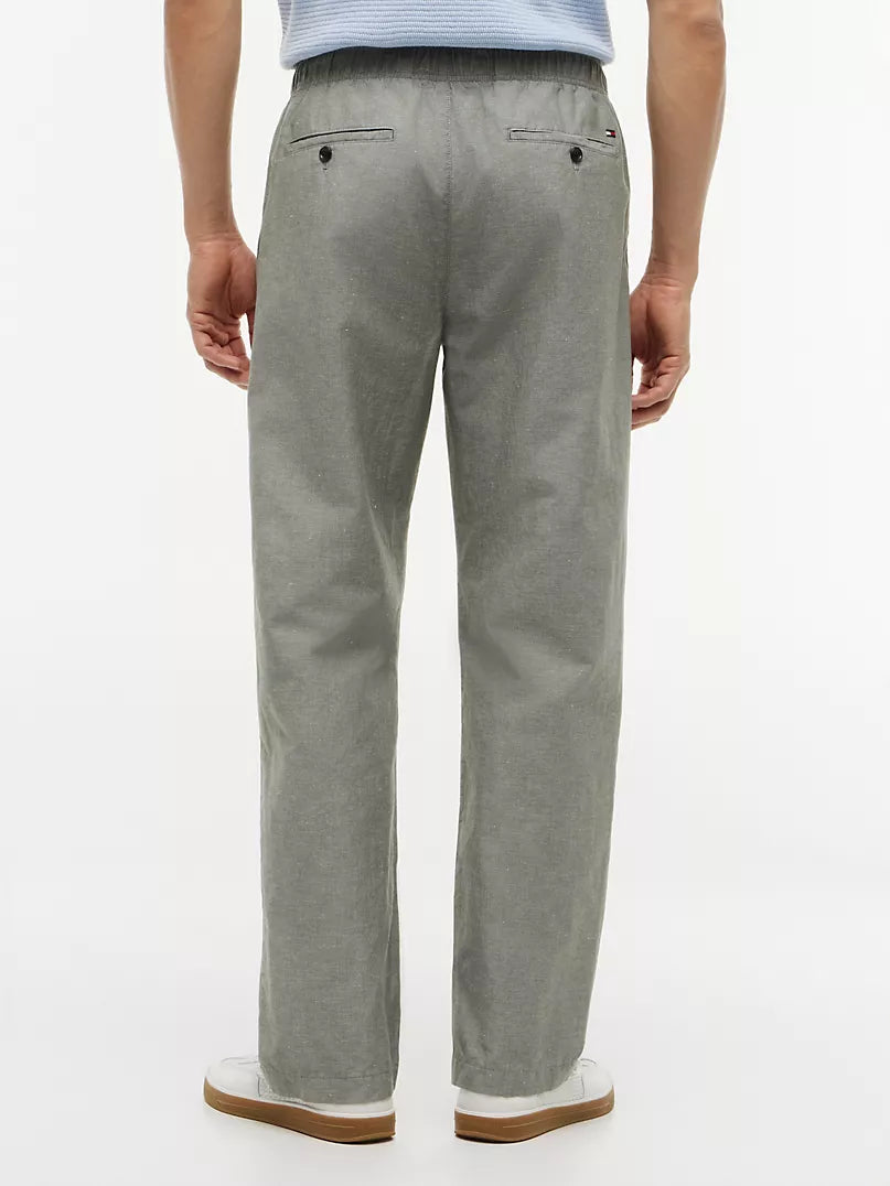 Tommy Hilfiger Cotton-Linen Blend Relaxed Pant