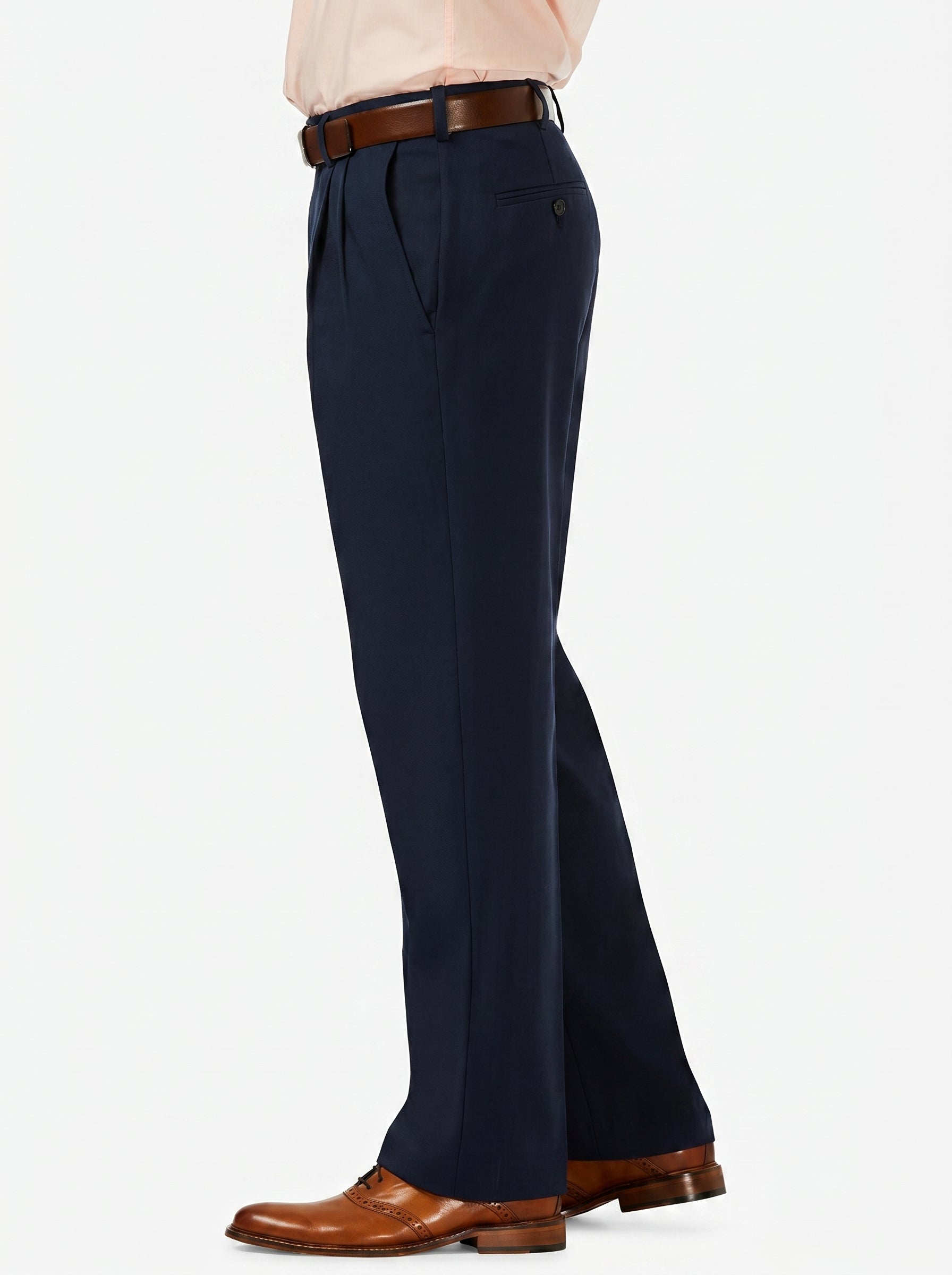 Haggar Cool 18 PRO Classic-Fit Pleated Dress Pant