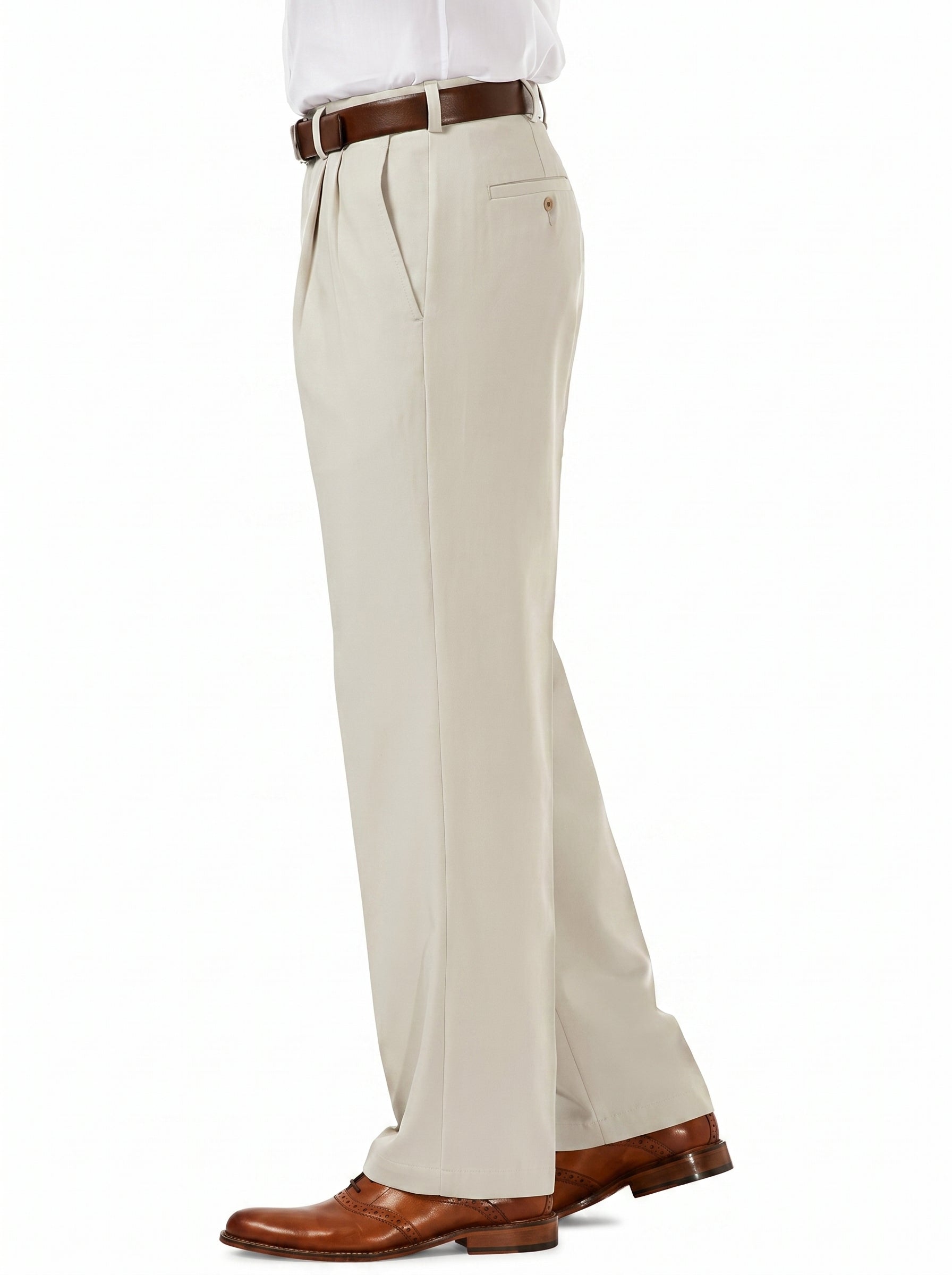 Haggar Cool 18 PRO Classic-Fit Pleated Dress Pant