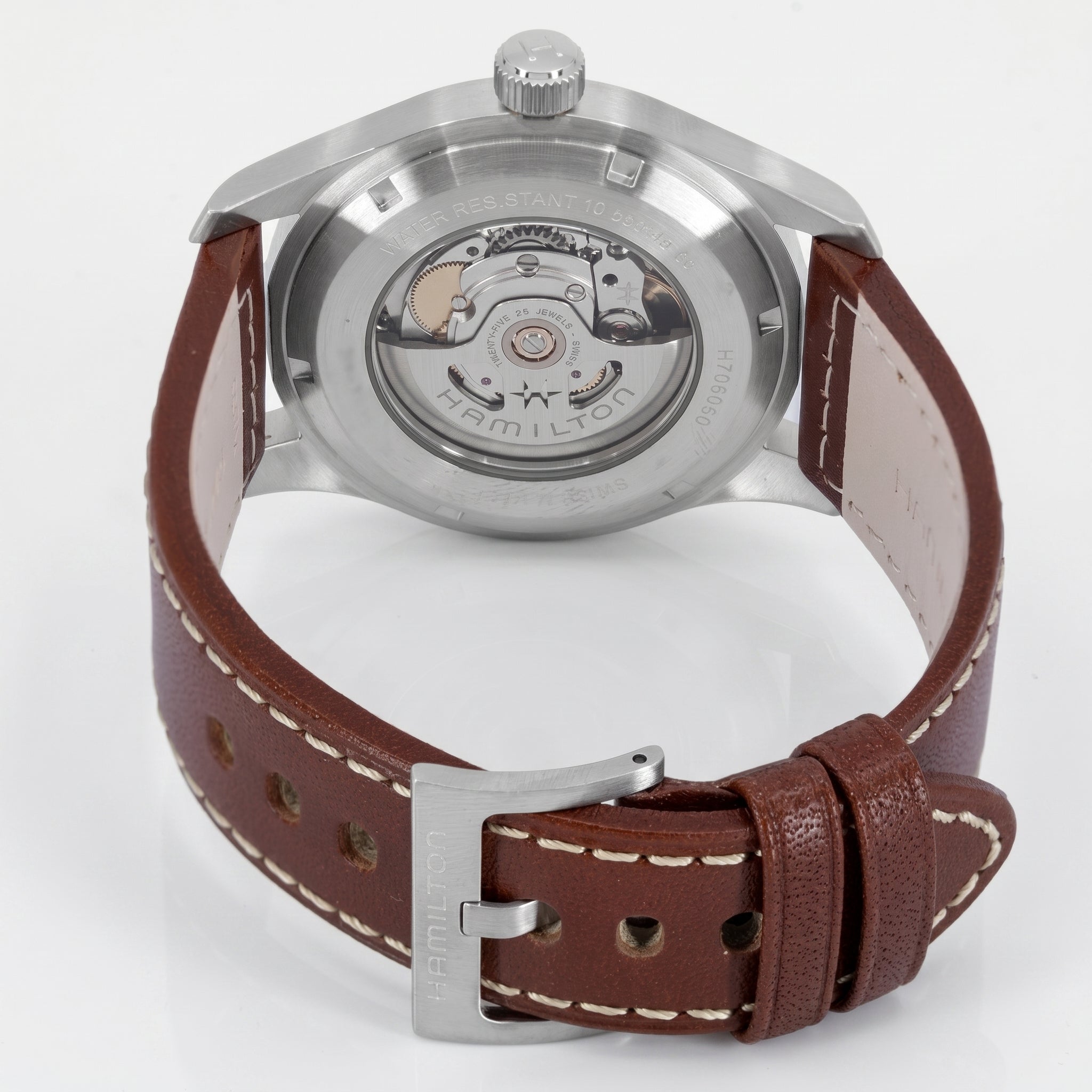 HAMILTON ā Khaki Field Automatic Blue Dial Watch