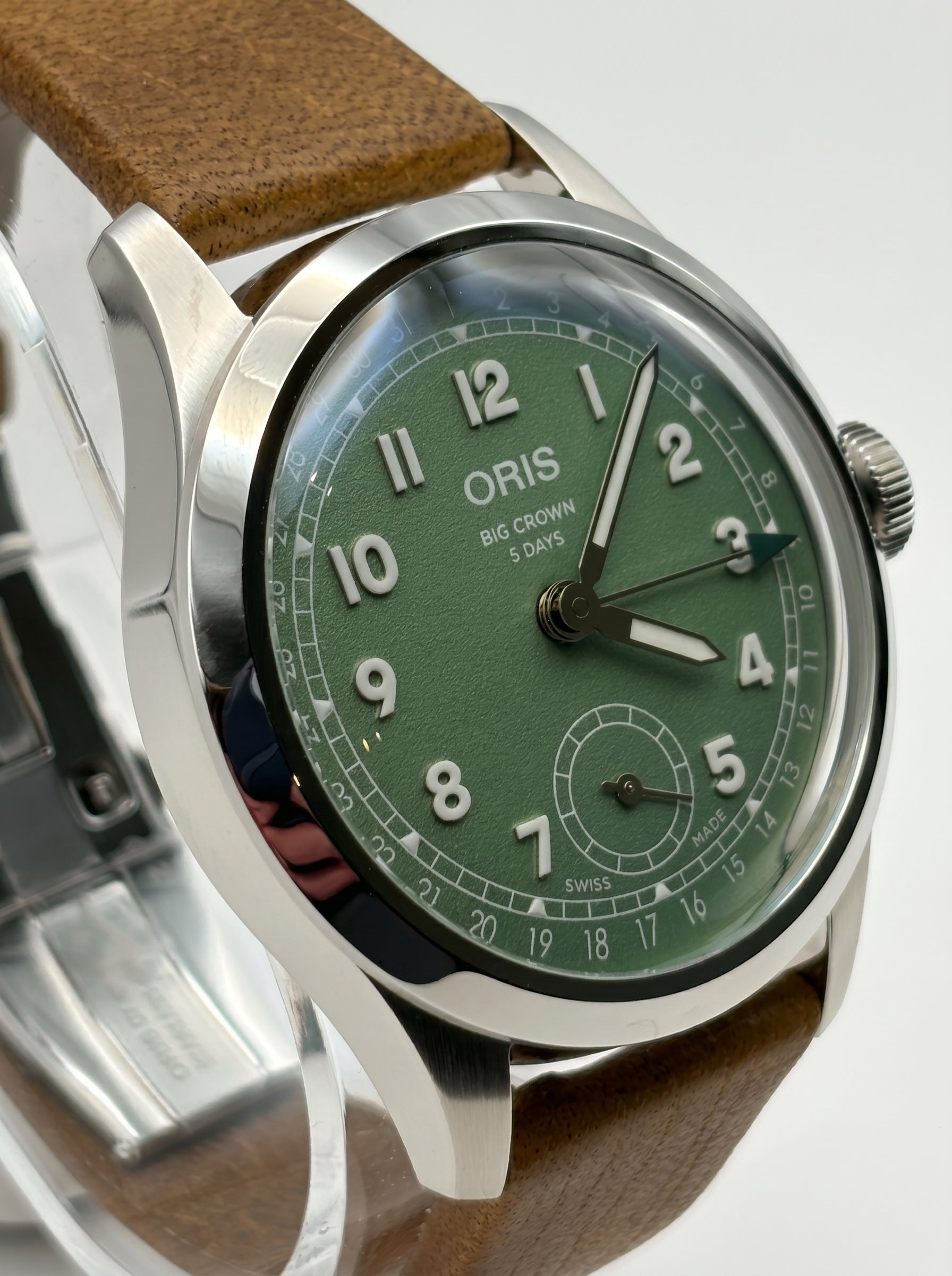 ORIS — Big Crown Pointer Date Automatic Green Dial Men's Watch