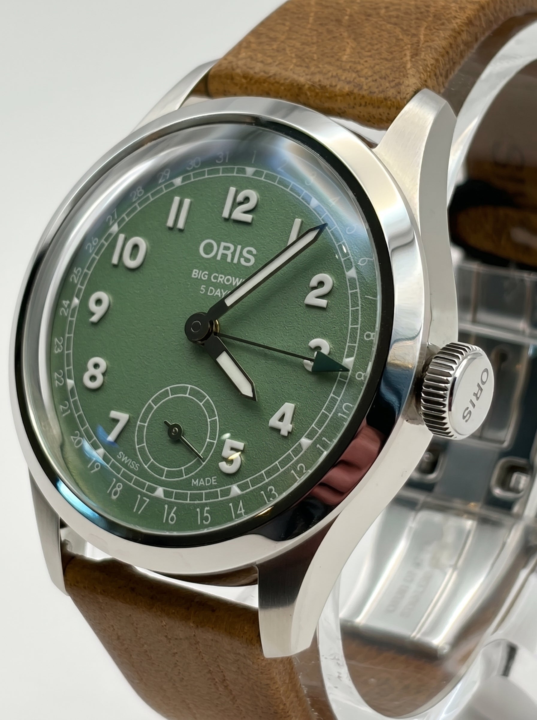 ORIS — Big Crown Pointer Date Automatic Green Dial Men's Watch