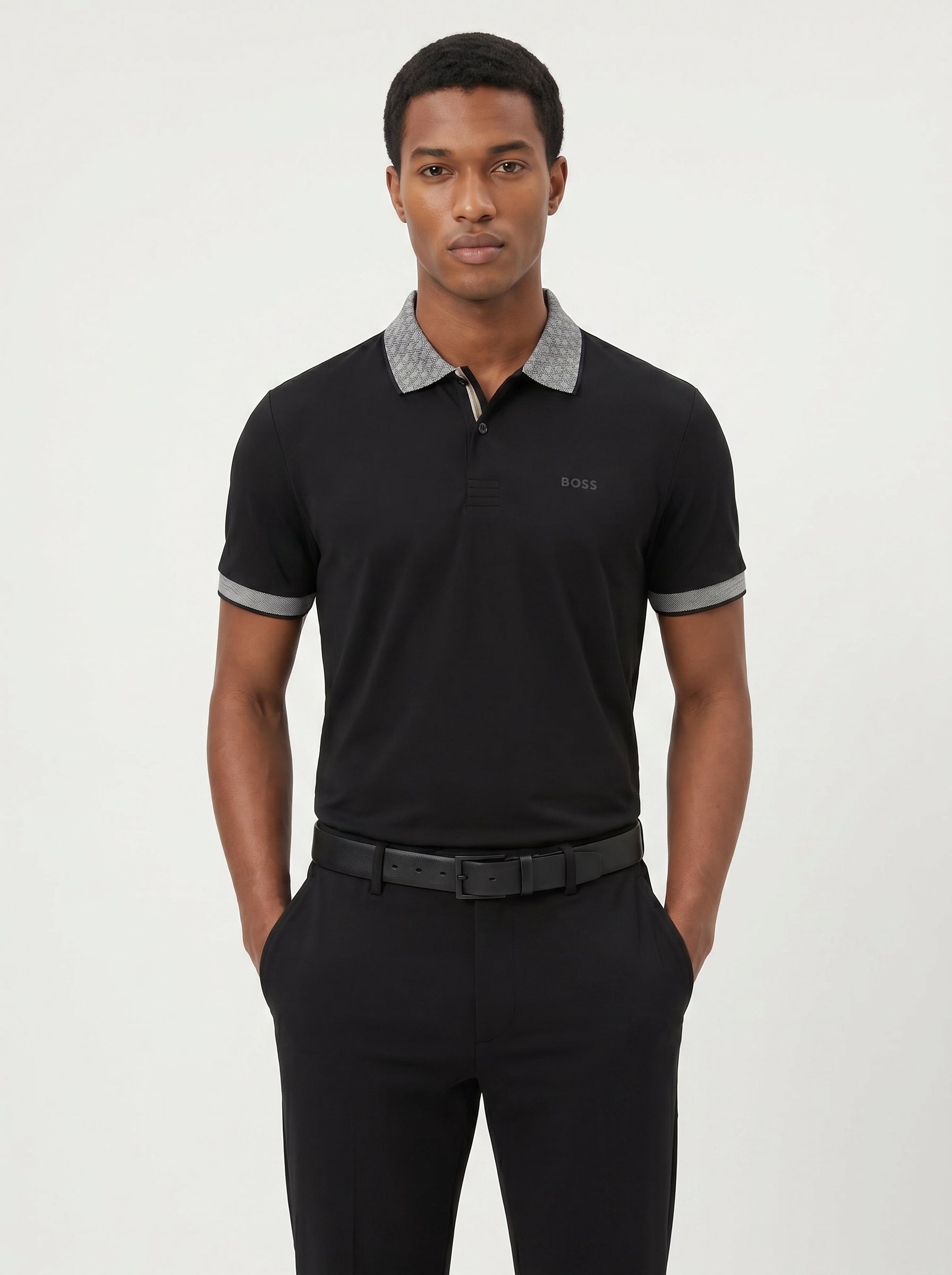 BOSS BY HUGO BOSS Stretch Cotton Moisture Management Paddy Polo