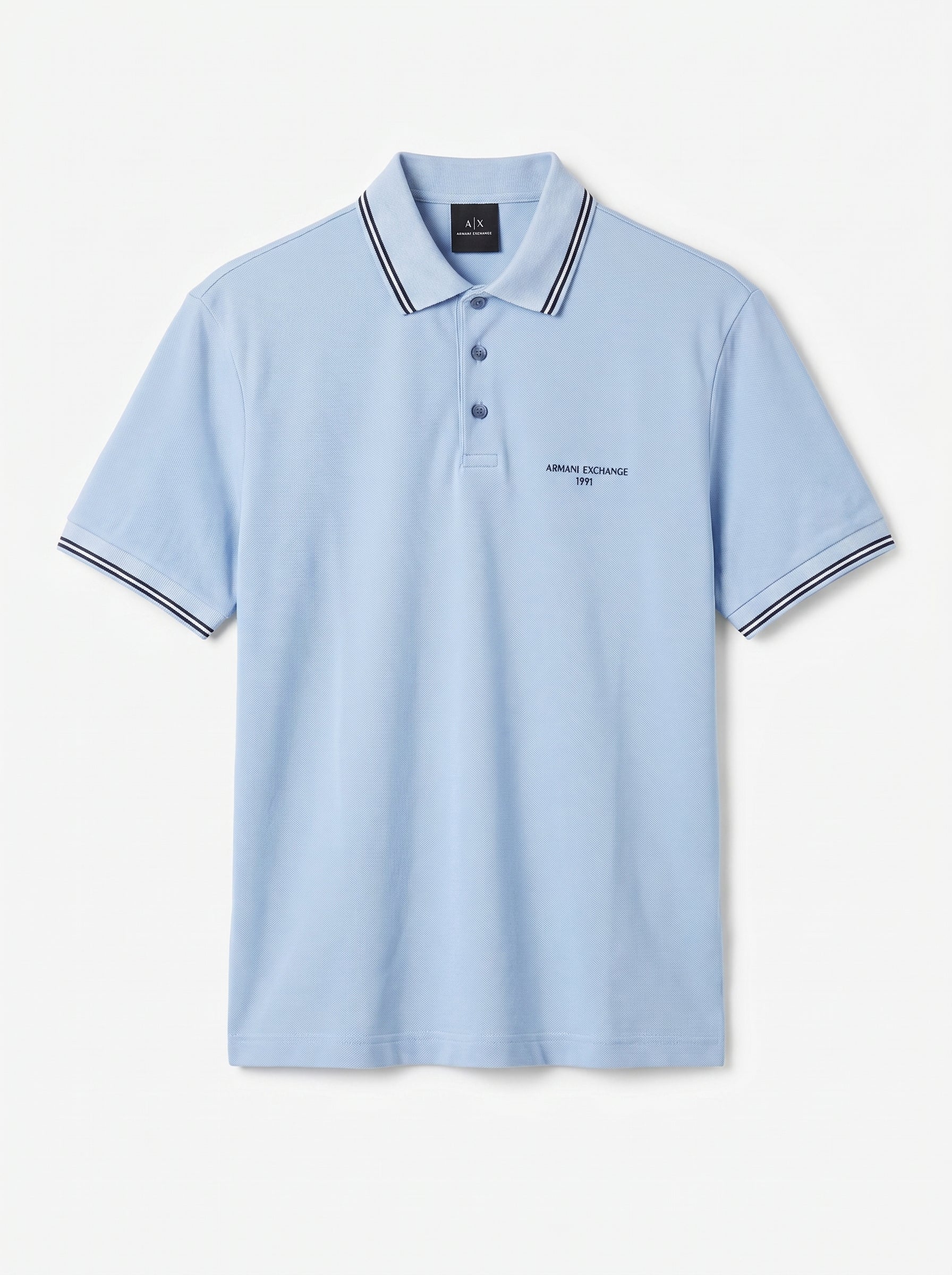 A|X ARMANI EXCHANGE Jersey Collar Tipping Polo Shirt