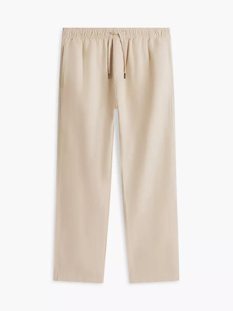 Tommy Hilfiger Cotton-Linen Blend Relaxed Pant