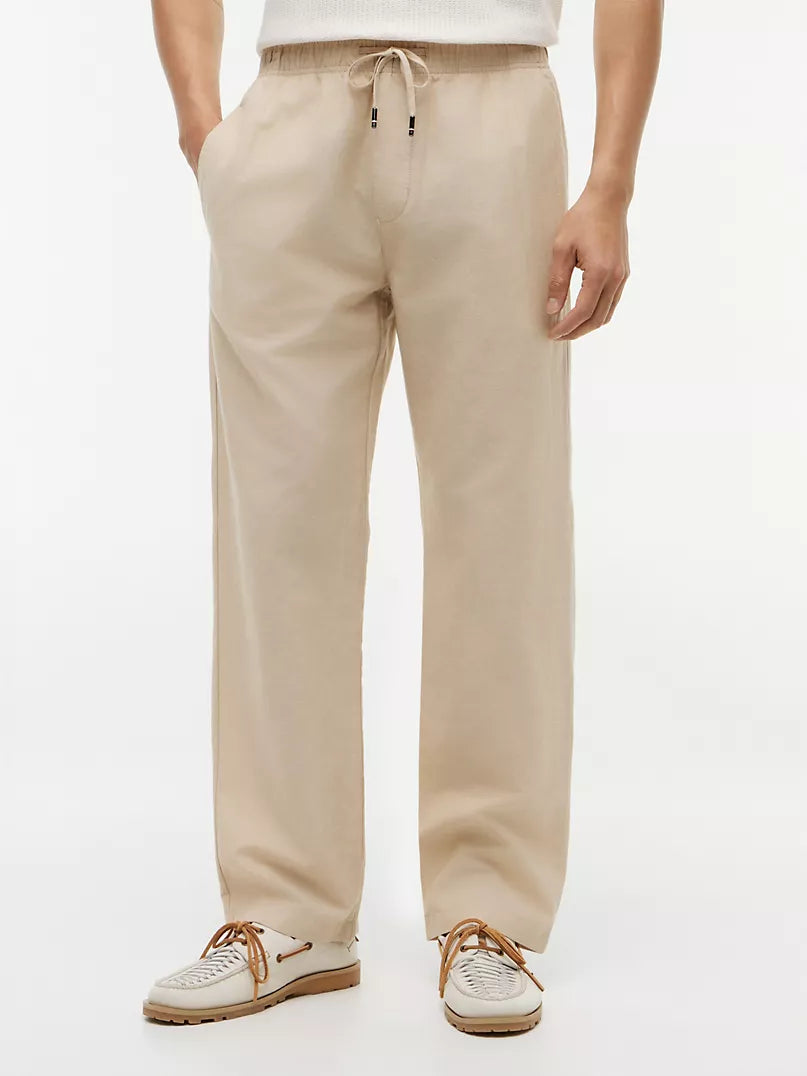 Tommy Hilfiger Cotton-Linen Blend Relaxed Pant