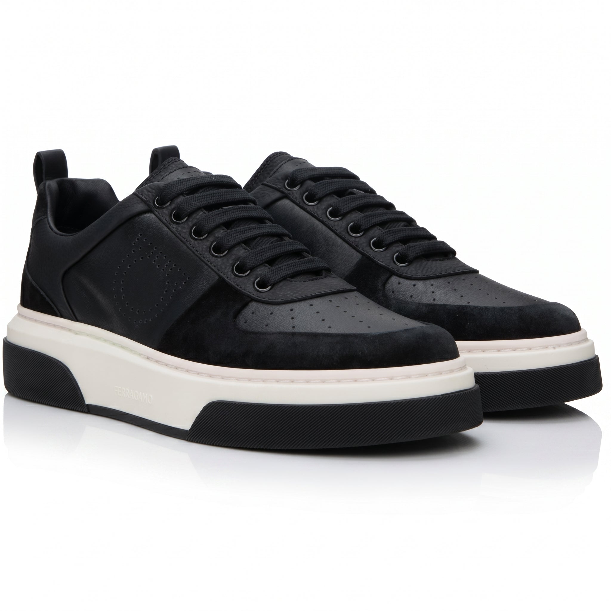 FERRAGAMO Cassina Gancini Low-Top Sneakers