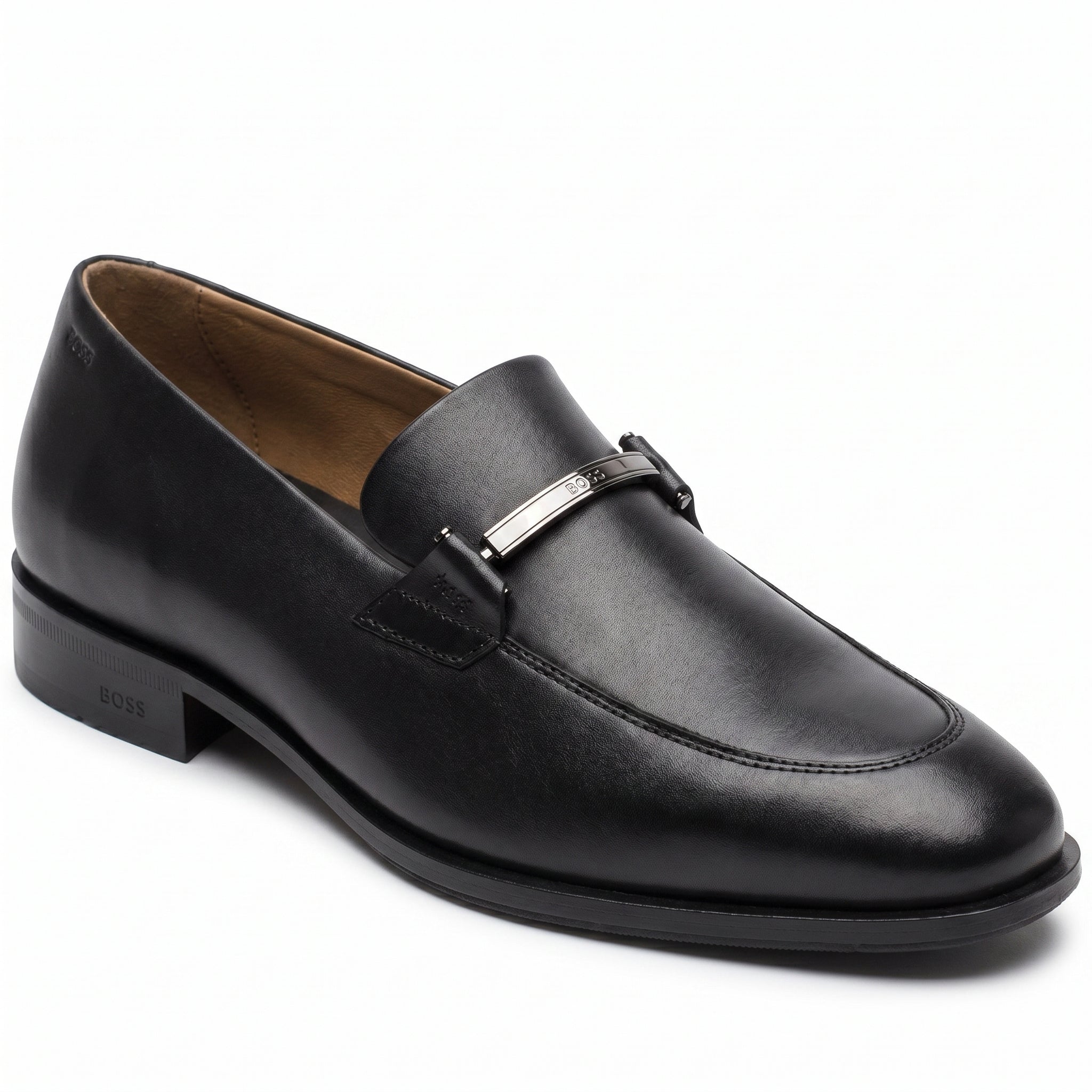 BOSS BY HUGO BOSS Colby Italian Leather Bit Loafers