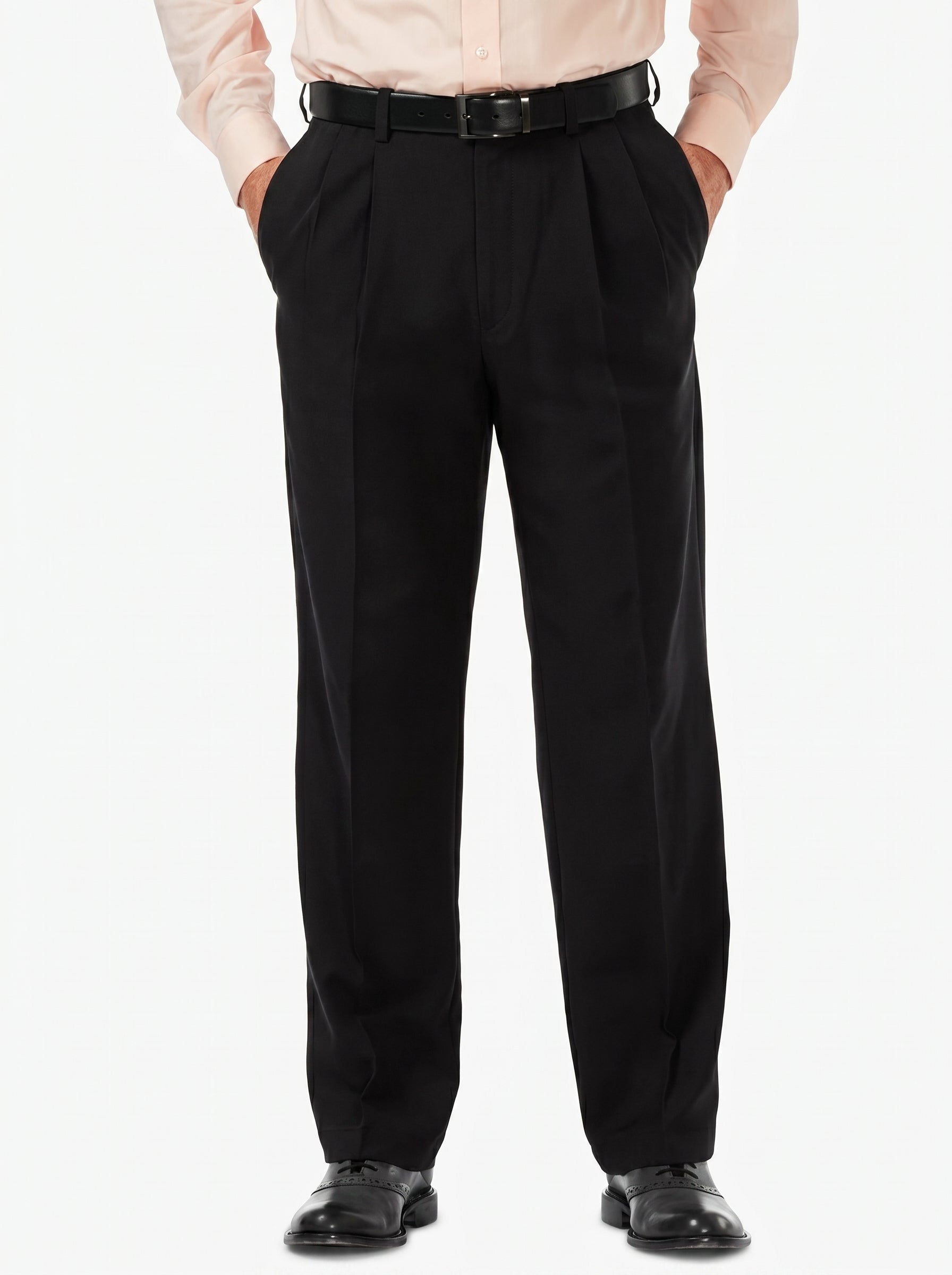 Haggar Cool 18 PRO Classic-Fit Pleated Dress Pant