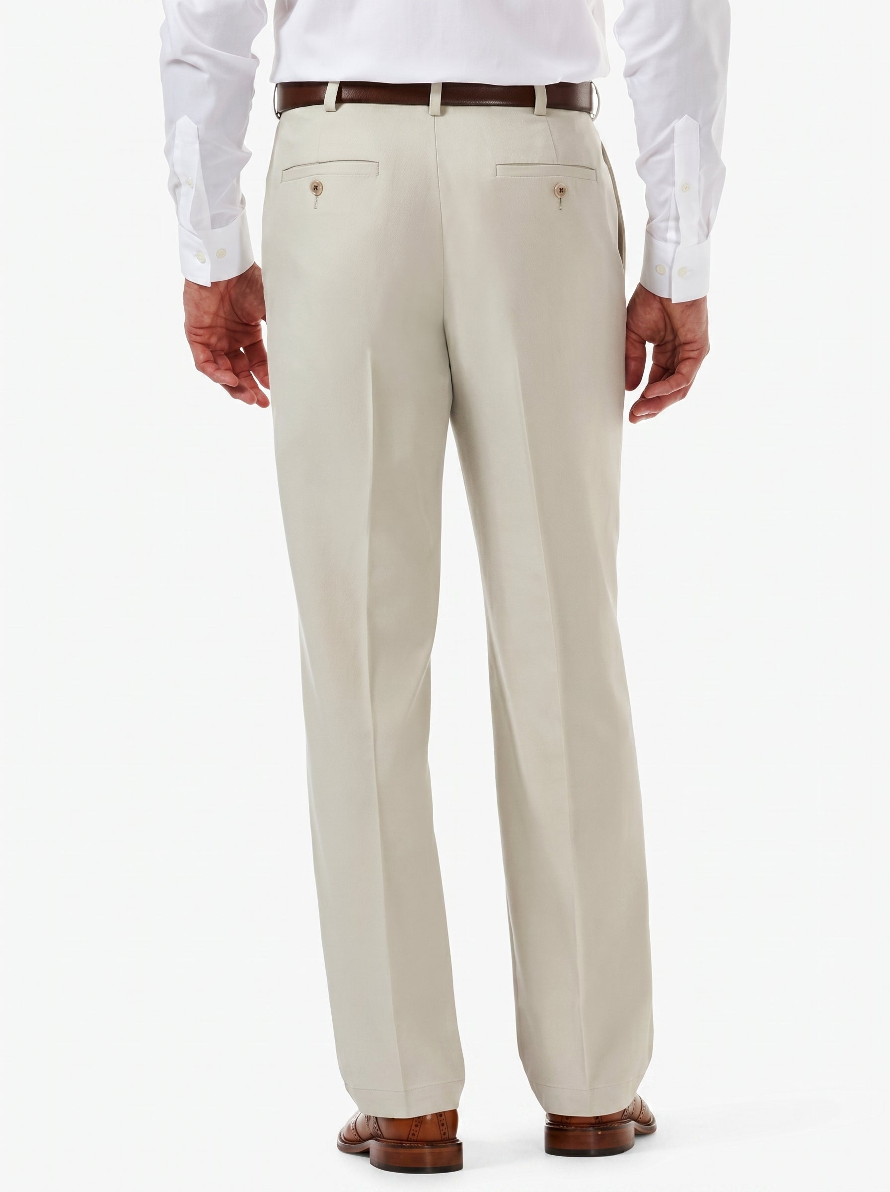 Haggar Cool 18 PRO Classic-Fit Pleated Dress Pant