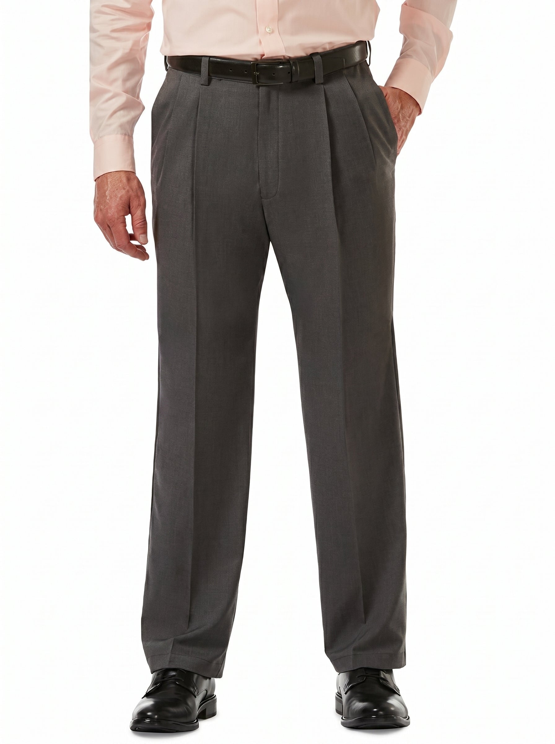 Haggar Cool 18 PRO Classic-Fit Pleated Dress Pant