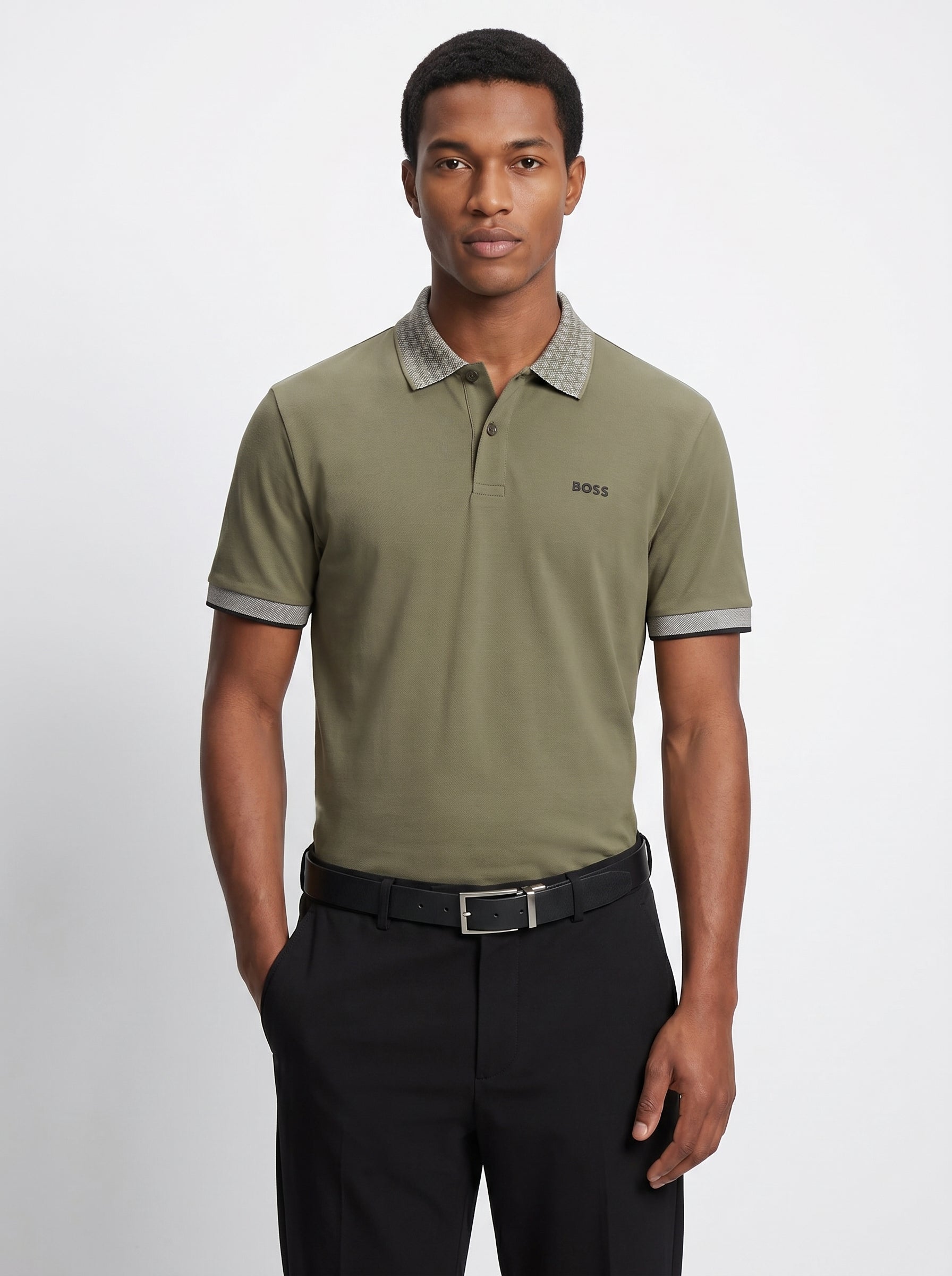 BOSS BY HUGO BOSS Stretch Cotton Moisture Management Paddy Polo