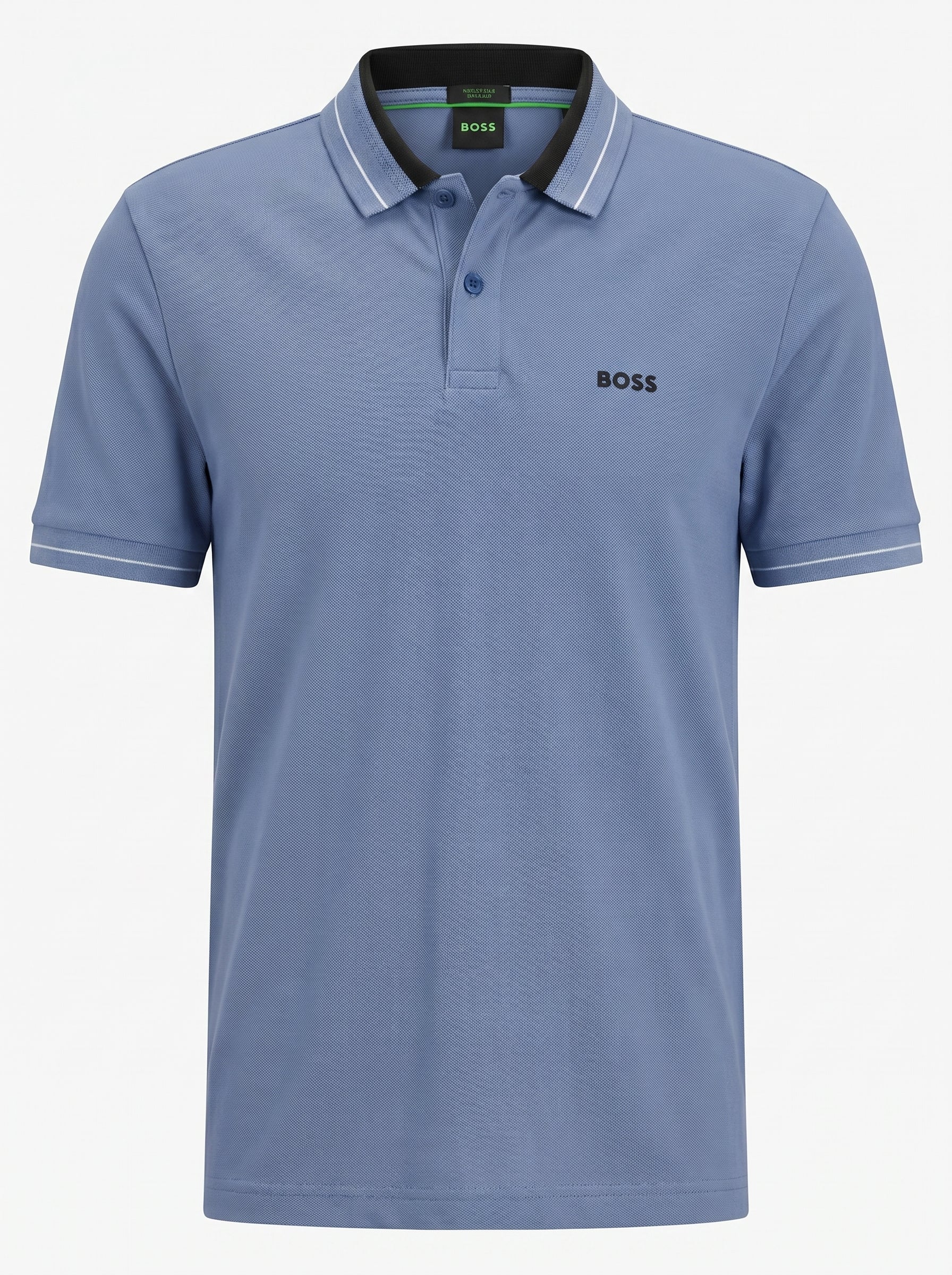 BOSS BY HUGO BOSS Stretch-Cotton Stripe Trim Polo Shirt